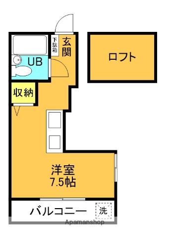 ベルハイム南ヶ丘 2階階 間取り