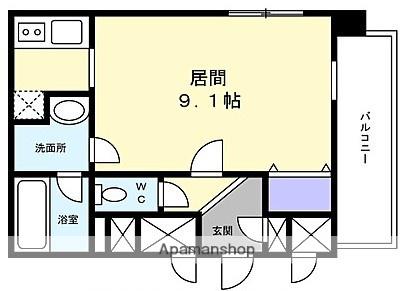 エルフレア武蔵野 2階階 間取り