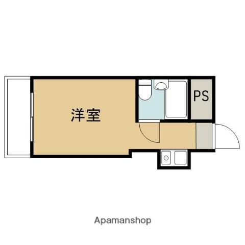 エステート西荻(ワンルーム/4階)の間取り写真