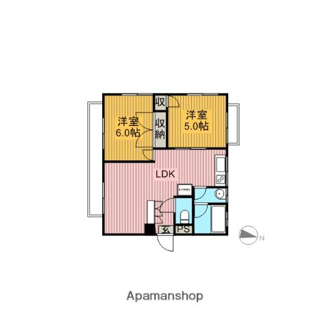 パークサイドハイツ 1階階 間取り
