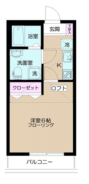 NSGATEつつじヶ丘 2階階 間取り