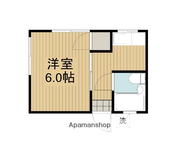 マインハイム(1K/1階)の間取り写真