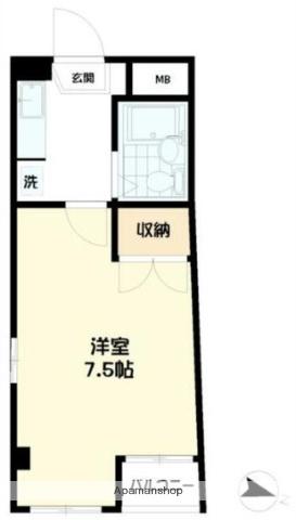 インウイ吉祥寺 4階階 間取り