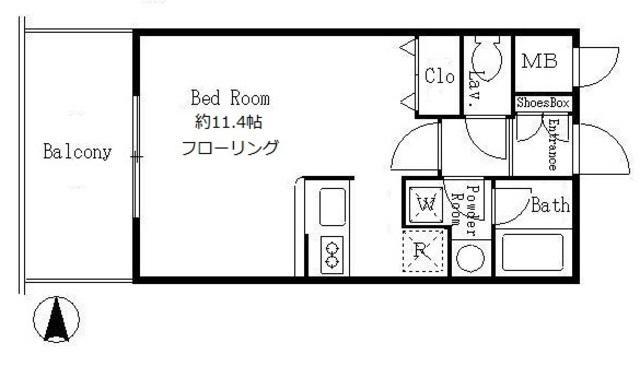 サンクレール高井戸 4階階 間取り