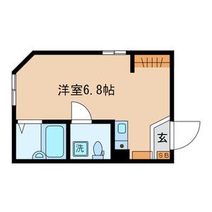 グランメゾン代田橋(ワンルーム/3階)の間取り写真