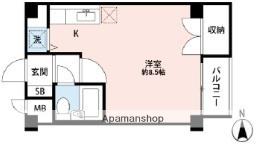 ロイヤルハイツ下井草(ワンルーム/2階)の間取り写真