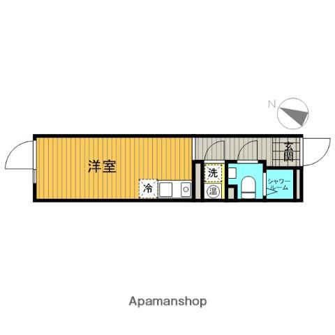 COCOFLAT阿佐ヶ谷(ワンルーム/2階)の間取り写真