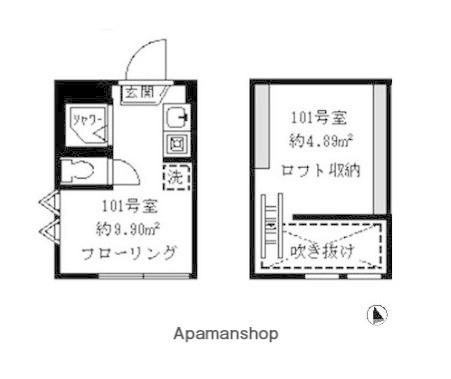 ソフィアスタイル(ワンルーム/1階)の間取り写真