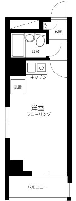 ライオンズマンション中野第3 6階階 間取り