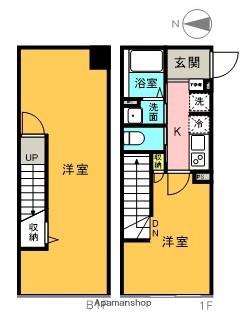 アイレア中野(1LDK/1階)の間取り写真