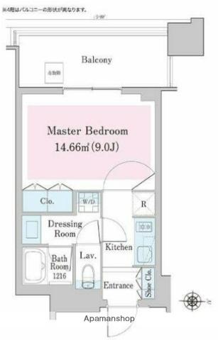 中野ステーションレジデンス(1K/5階)の間取り写真