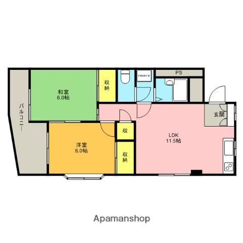ねざさガーデンヒルズ 2階階 間取り