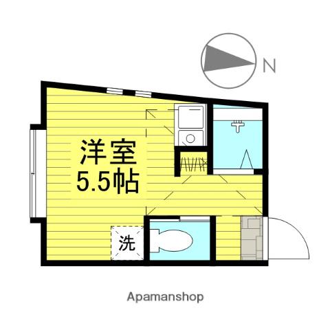 アーバンプレイス高円寺シャトー(ワンルーム/2階)の間取り写真