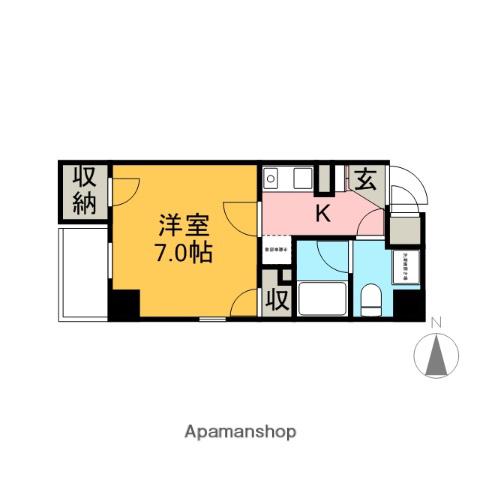 EXIM OGIKUBO(1K/5階)の間取り写真
