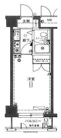 ガラ・シティ高井戸 3階階 間取り