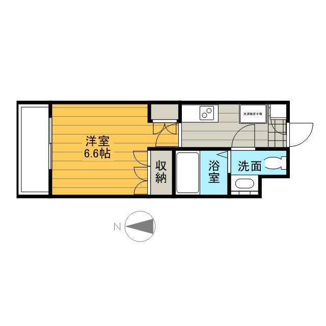 レジディア錦糸町 3階階 間取り