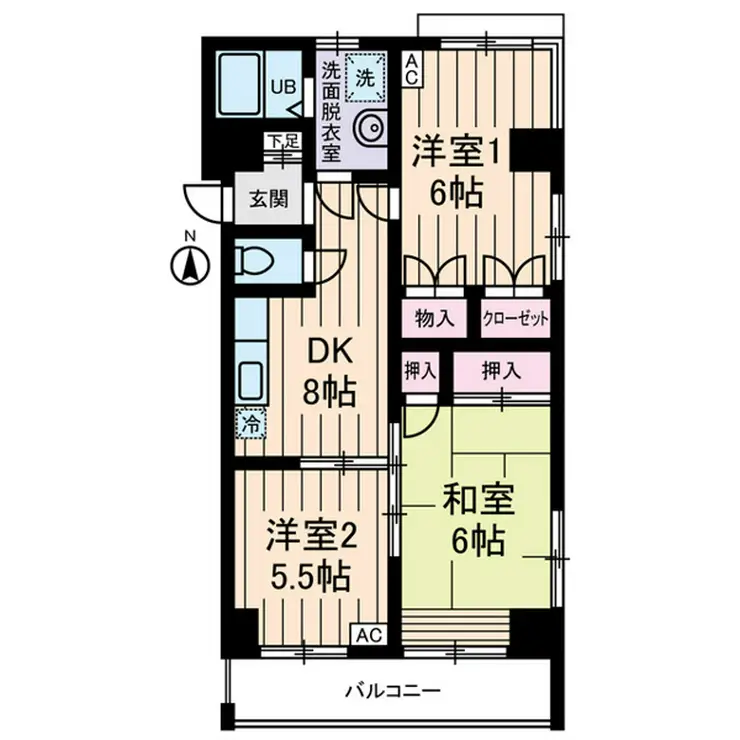 サンマリノ 3階階 間取り