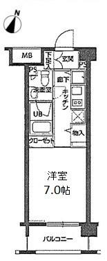ニューシティアパートメンツ亀戸 3階階 間取り