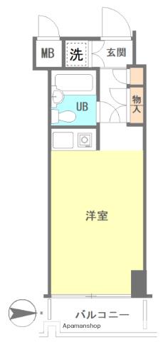 シーアイマンション浅草橋 2階階 間取り