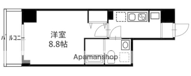 リヴシティ亀戸(1K/7階)の間取り写真