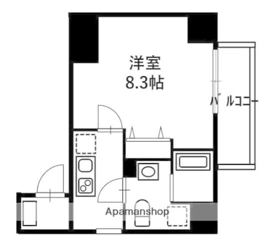 リヴシティ亀戸(1K/5階)の間取り写真
