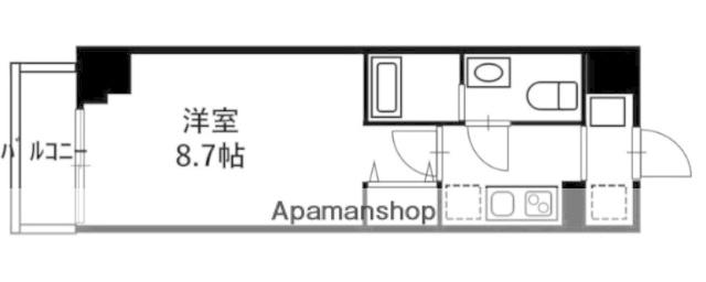 リヴシティ亀戸(1K/5階)の間取り写真