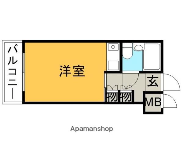 センチュリー西久保 2階階 間取り