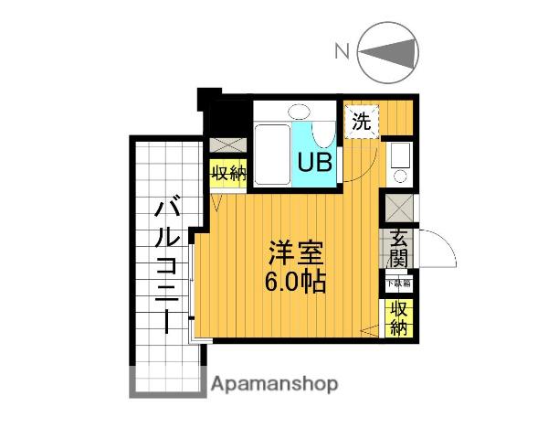 コスモプレイス亀戸Ⅱ(ワンルーム/3階)の間取り写真