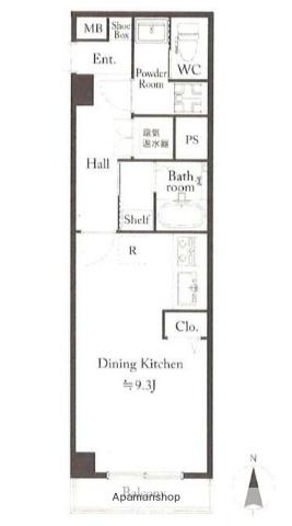 ライオンズステーションプラザ大塚第2(ワンルーム/7階)の間取り写真