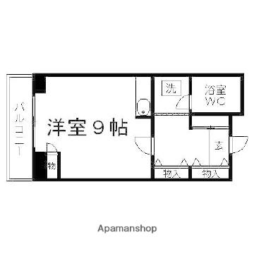 武蔵野パークマンション 4階階 間取り