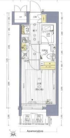 ヴァレッシア武蔵関駅前シティ 4階階 間取り
