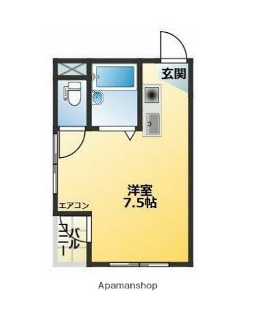プレステージ島村 4階階 間取り