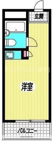 TOP阿佐ヶ谷(ワンルーム/2階)の間取り写真