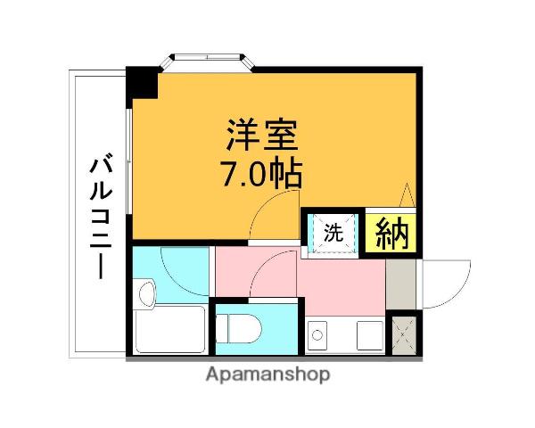 エルサヴァール(1K/2階)の間取り写真