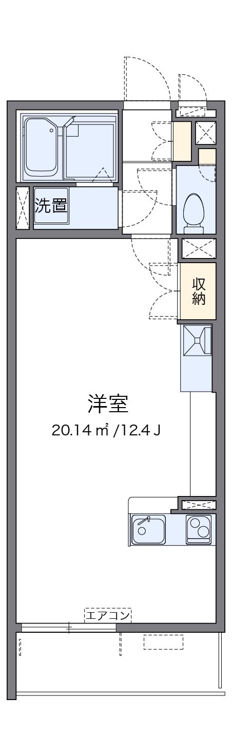 レオネクスト亜土(ワンルーム/1階)の間取り写真