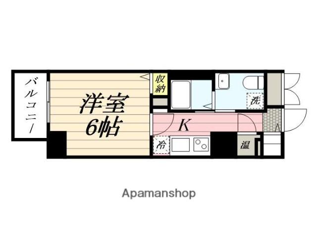 HF駒沢公園レジデンスTOWER(1K/23階)の間取り写真