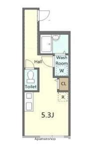 M&M永福町(ワンルーム/1階)の間取り写真