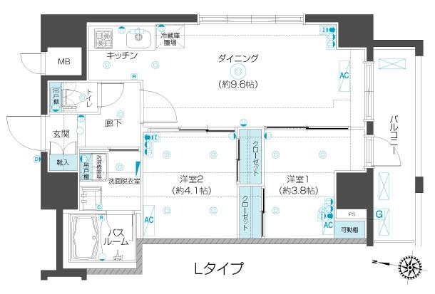 フェニックス椎名町駅前 11階階 間取り