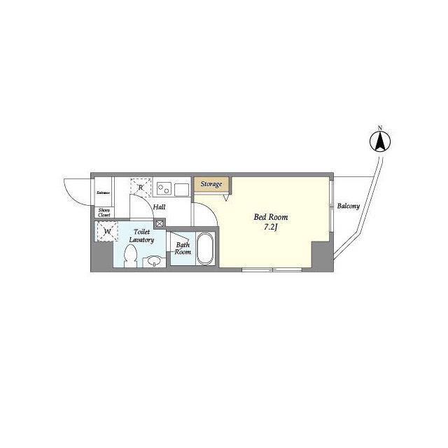 DELCCS西池袋(1K/10階)の間取り写真