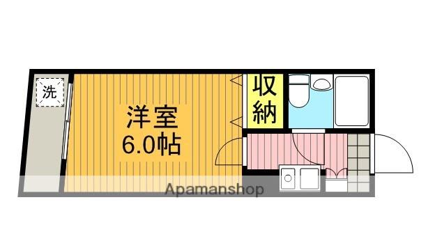 リーフガーデン(1K/2階)の間取り写真