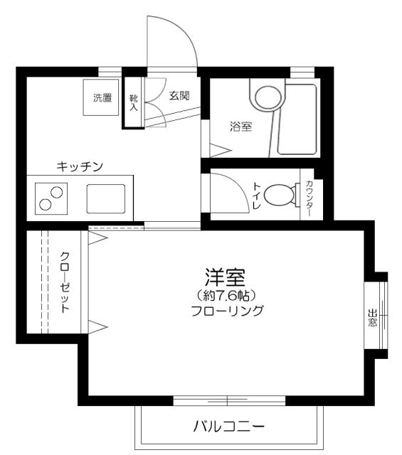 ルーブル新川 2階階 間取り