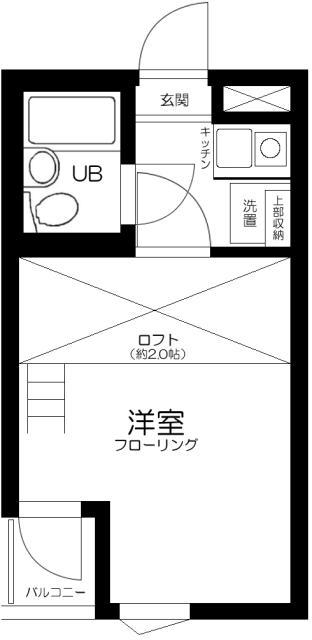 ライブ・コア赤羽 2階階 間取り