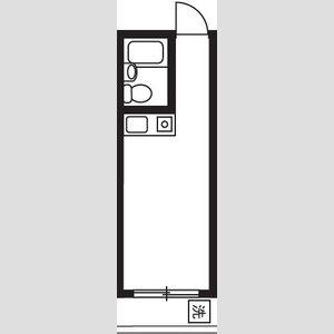 センチュリーパレス高円寺(ワンルーム/B1階)の間取り写真