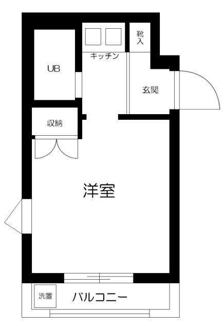 スカイコート中野南台 2階階 間取り