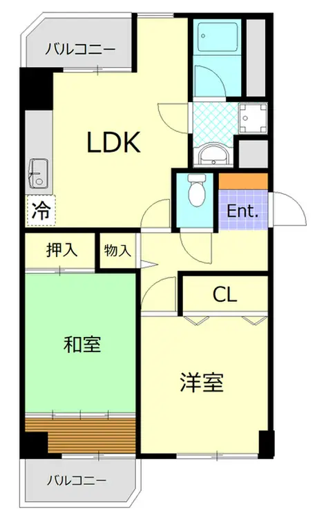 エイタイマンション 6階階 間取り