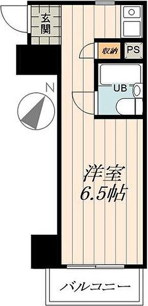マルブン西新宿(ワンルーム/3階)の間取り写真