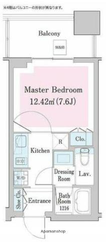 中野ステーションレジデンス(1K/10階)の間取り写真