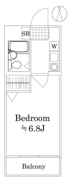 プライム池袋(1K/3階)の間取り写真