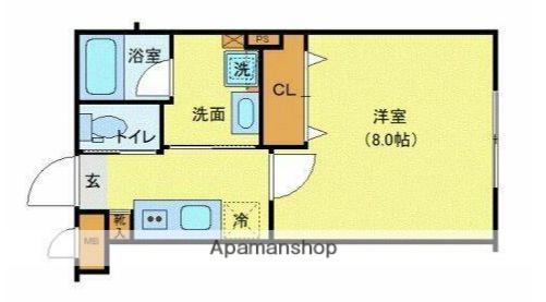 J-ARC上石神井(1K/1階)の間取り写真