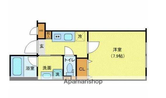 J-ARC上石神井(1K/4階)の間取り写真